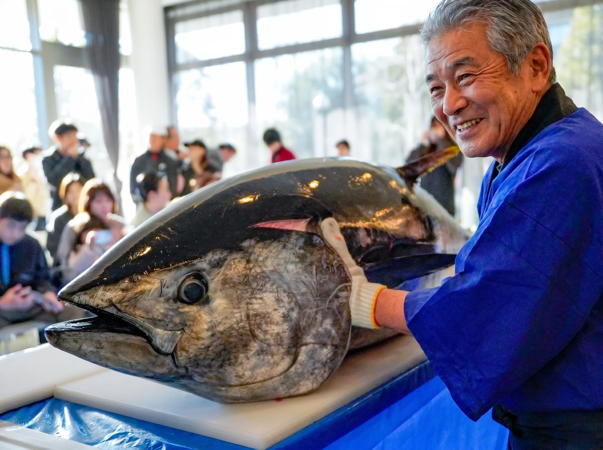 マグロ解体ショー